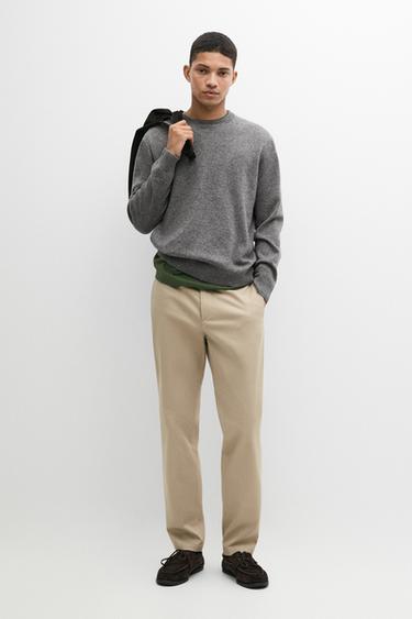 Slim fit pants — taupe brown 1