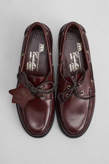 CASTELLANO 1920 ® X ZARA MAN DECK SHOES - Brown by Zara