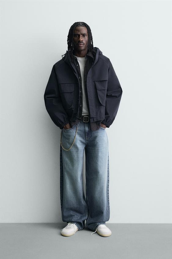 CROPPED FIT WATER REPELLENT JACKET from Zara - $119