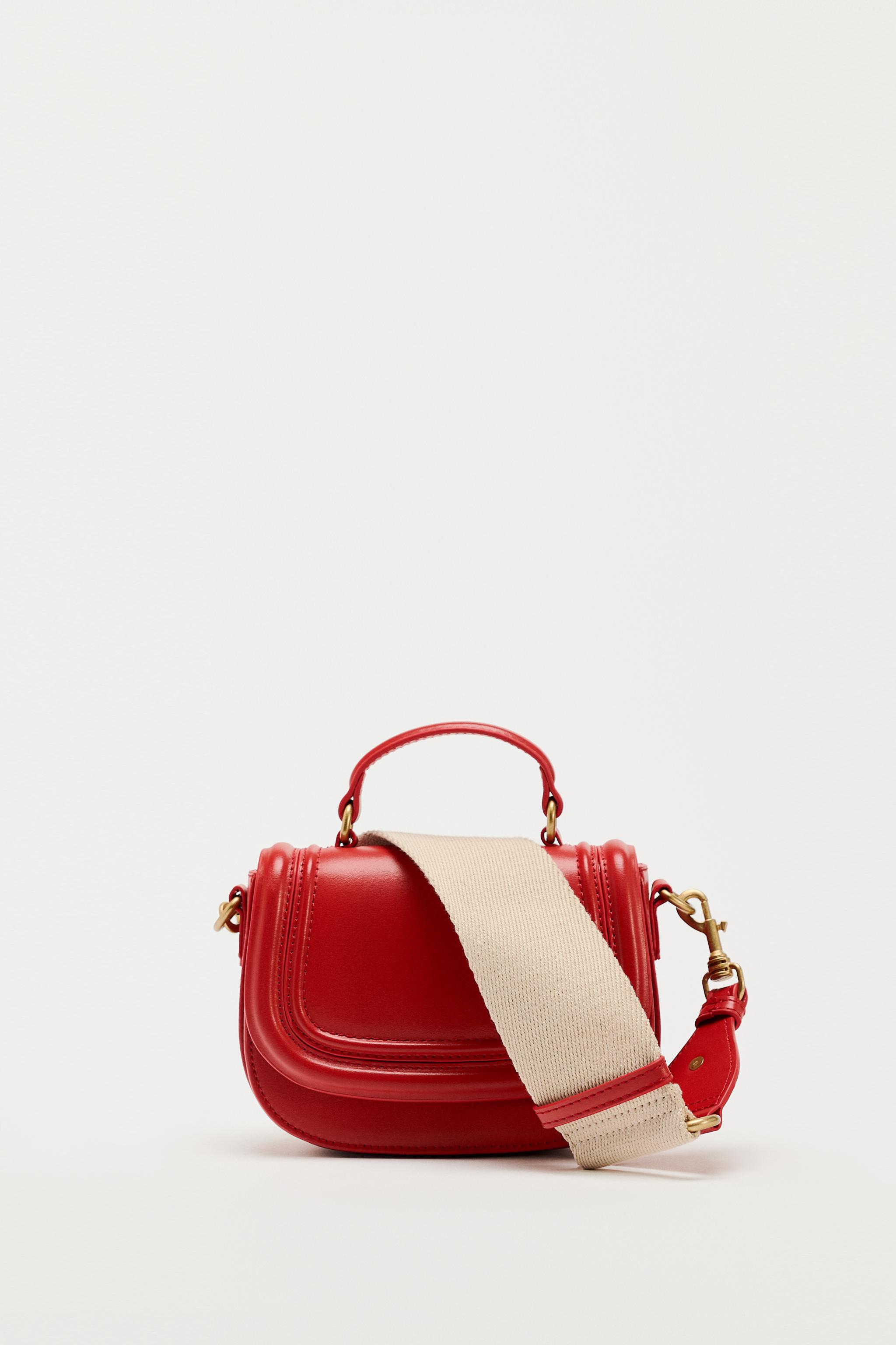 Red mini bag zara sale