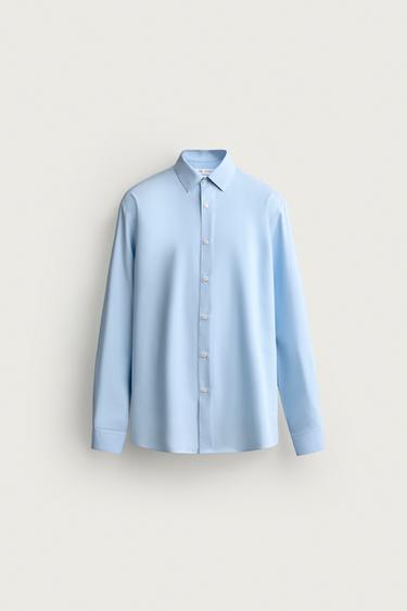CAMISA SLIM FIT - Celeste clar de Zara