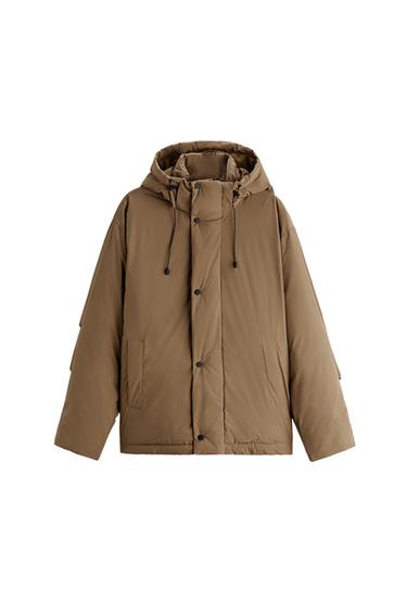 HOODED PUFFER JACKET