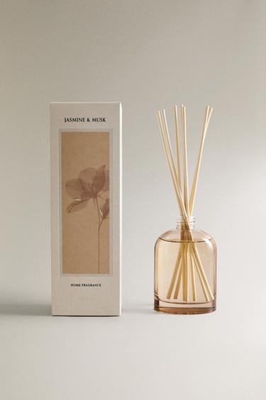 (250 ML) JASMINE & MUSK REED DIFFUSER - Light yellow by Zara - Image 0