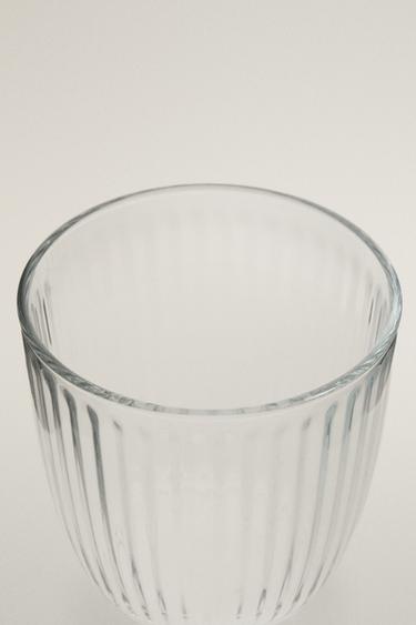 VERRE VERRE RECYCLABLE LIGNES - Transparent de Zara - Image 1