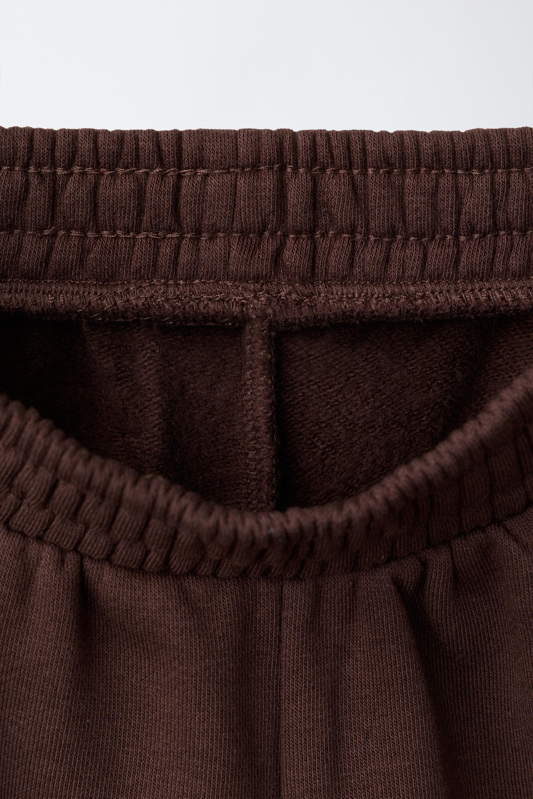 PANTALON EN MOLLETON WIDE LEG CHIOTS