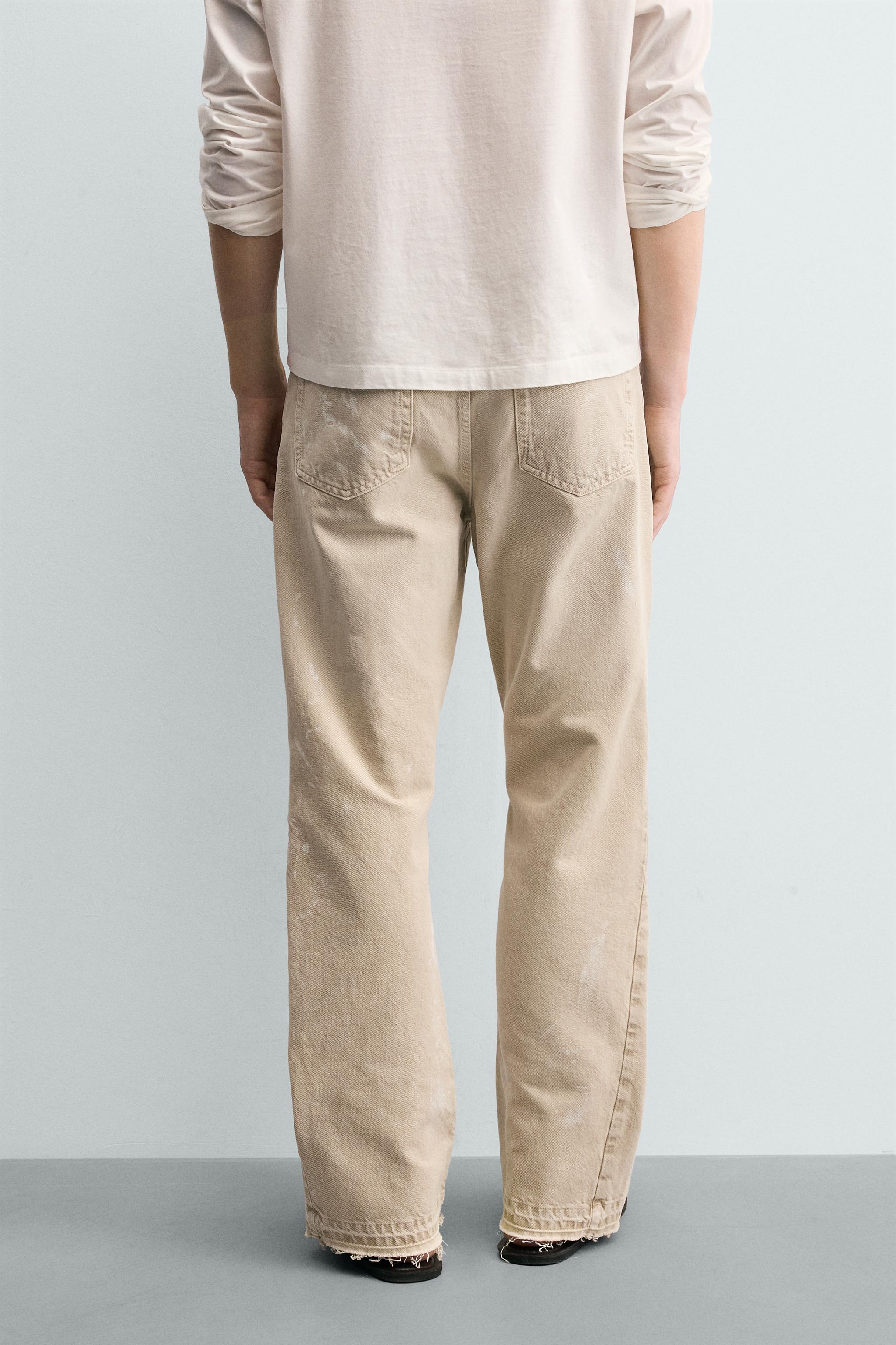 JEAN FLARE FIT EFFET ÉCLABOUSSURES