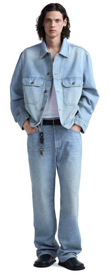 Zara Split Slim Blue Jeans - Gem