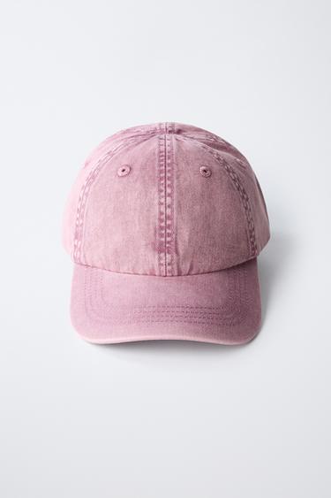 FADED-EFFECT CAP - Mauve by Zara - Image 3