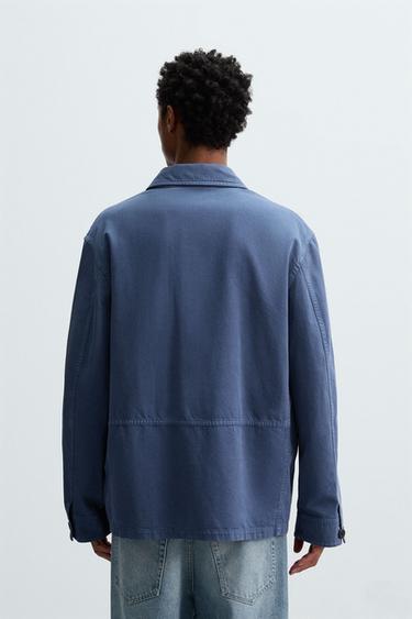 WASHED POCKET JACKET - Bluish by Zara - Image 2