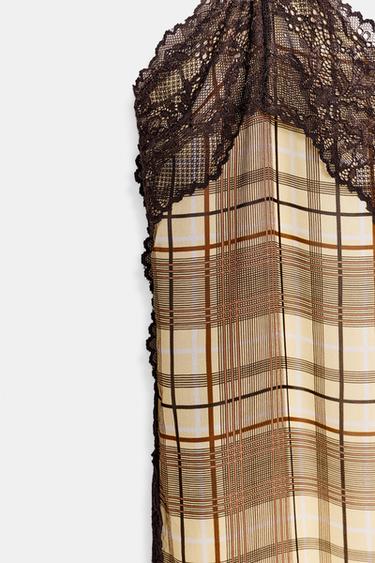 CHECK CAMISOLE TOP - Multicoloured by Zara - Image 9