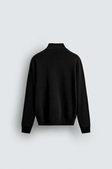 COTTON KNIT CARDIGAN - Black by Zara - Image 6