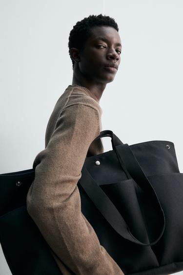 TECHNICAL TOTE BAG - Black by Zara - Image 2