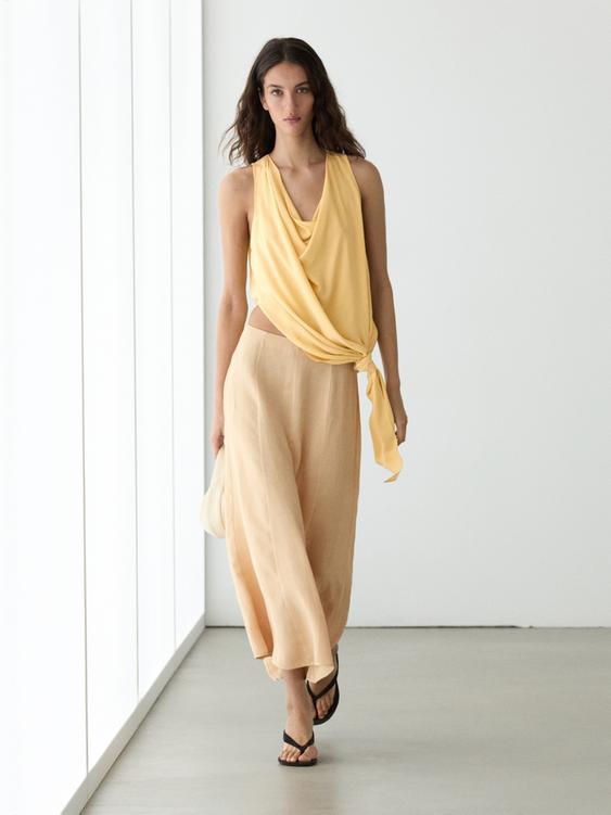 Flowing flared skirt from Zara - $180