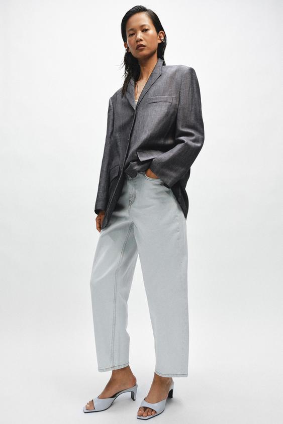 LEATHER HEELED MULES from Zara - $75.90