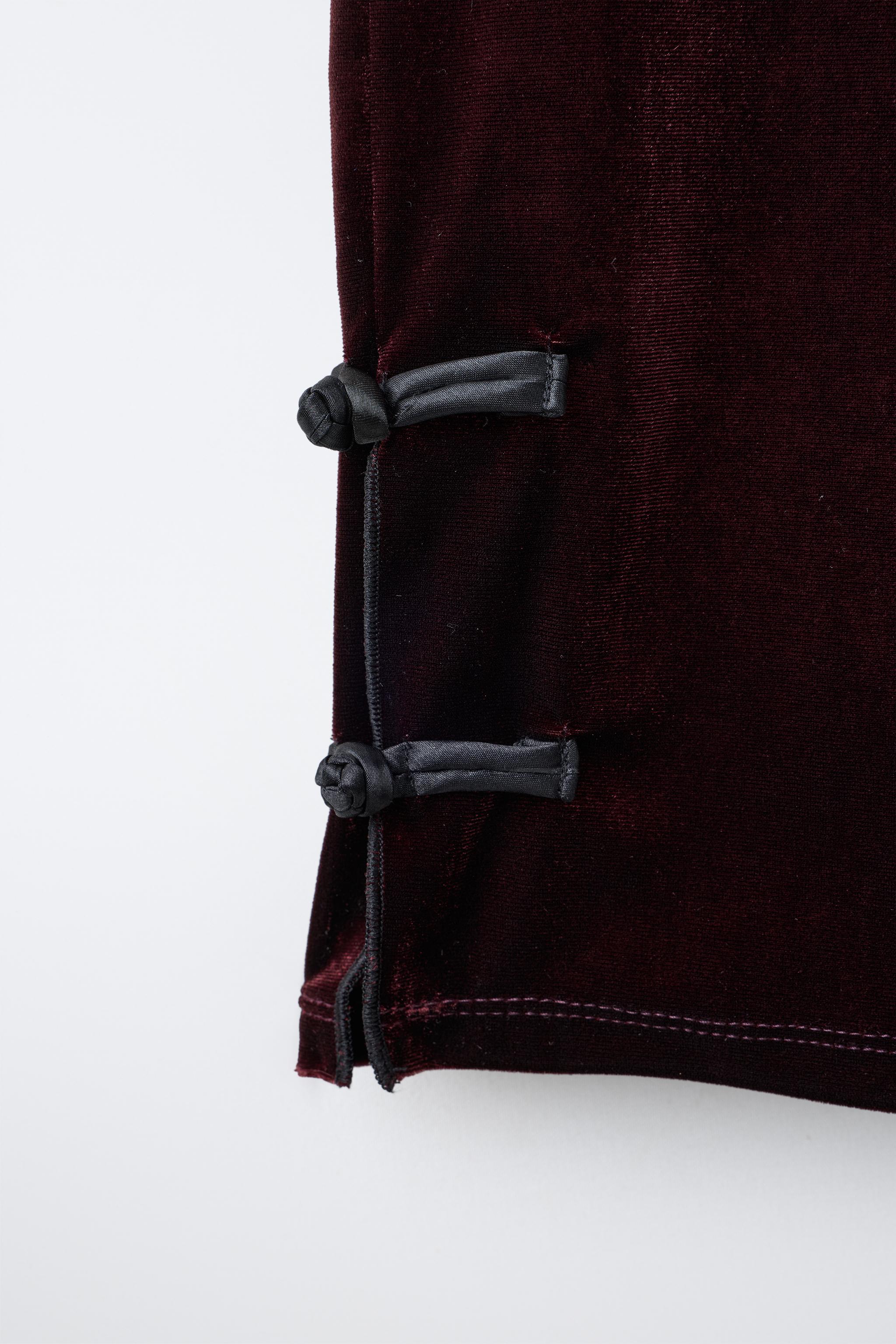 PANTALON VELOURS WIDE LEG ALAMARES