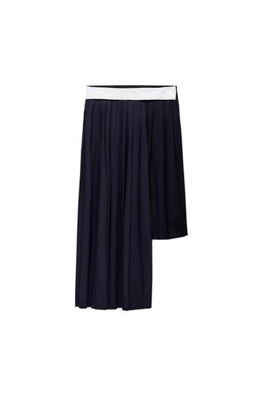 PINSTRIPE TROUSERS WITH BOXER DETAIL