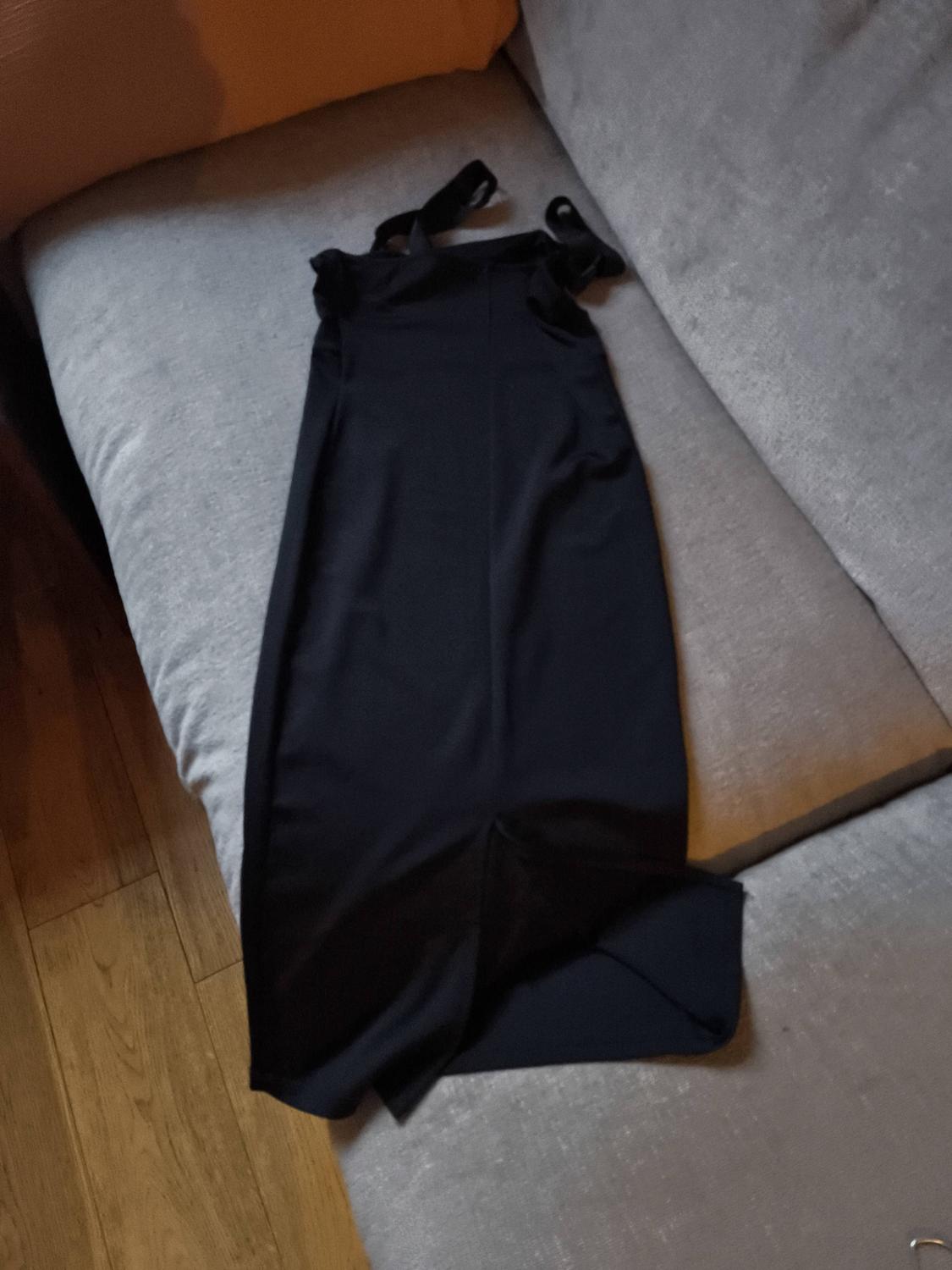 ROBE MI LONGUE MOULANTE NOIRE - Image 4
