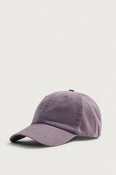 GORRA ALGODÓN LAVADO - Malva de Zara