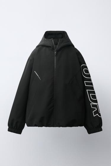LIGHTWEIGHT WATER-REPELLENT JACKET - Black by Zara