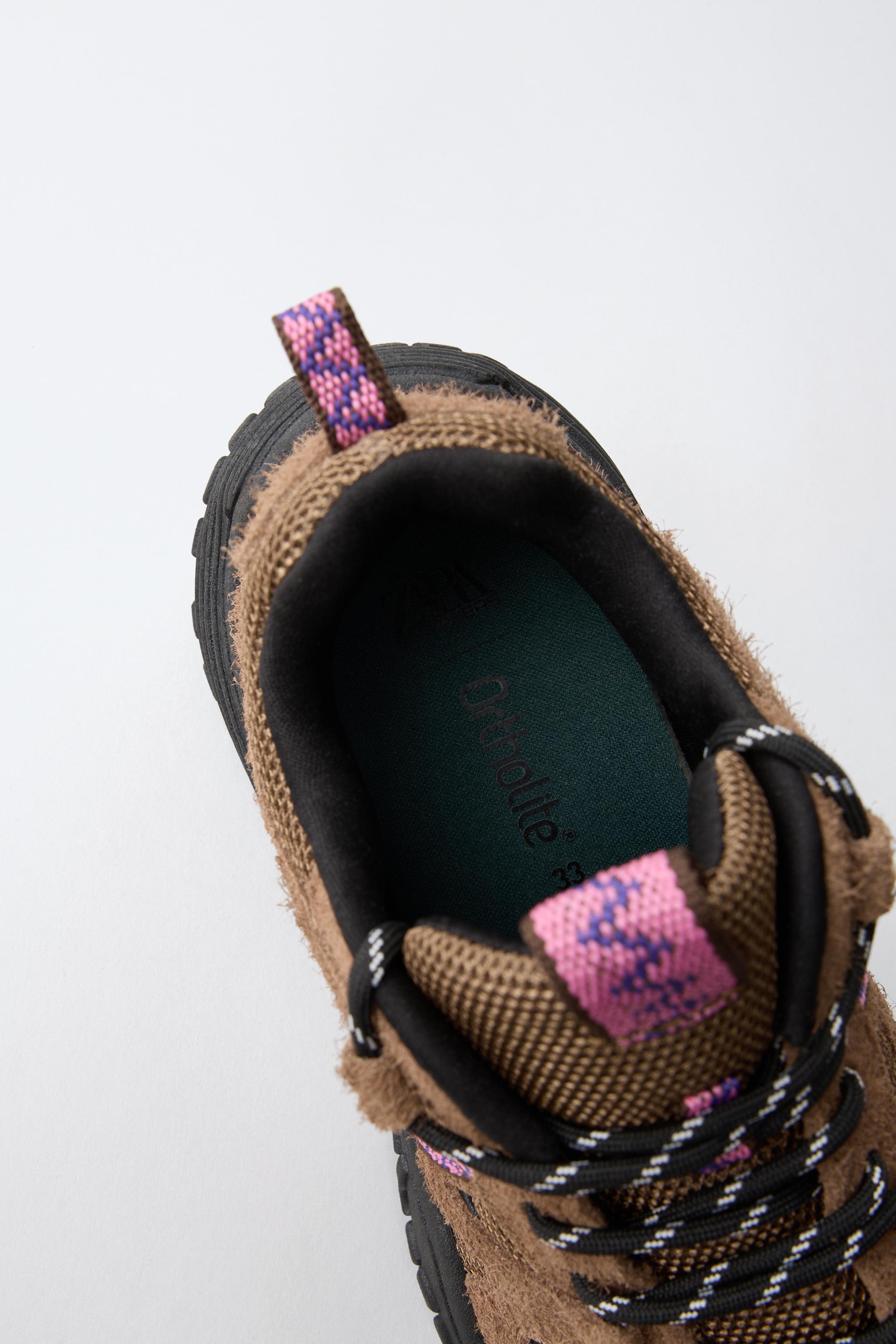 TECHNICAL LEATHER SNEAKERS