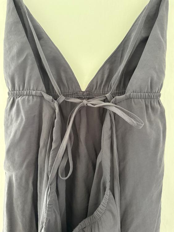 FLOWY MIDI DRESS WITH STRAPS - Image 3