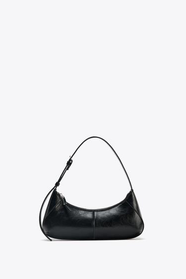 ELONGATED SHOULDER BAG - Black by Zara