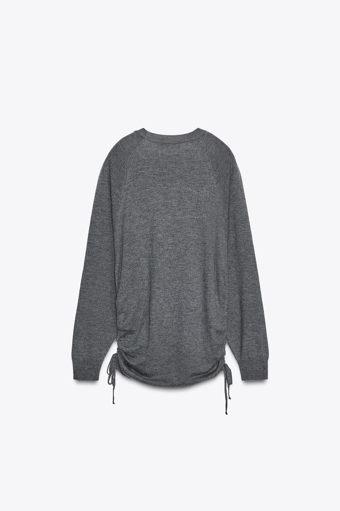 TIE KNIT SWEATER