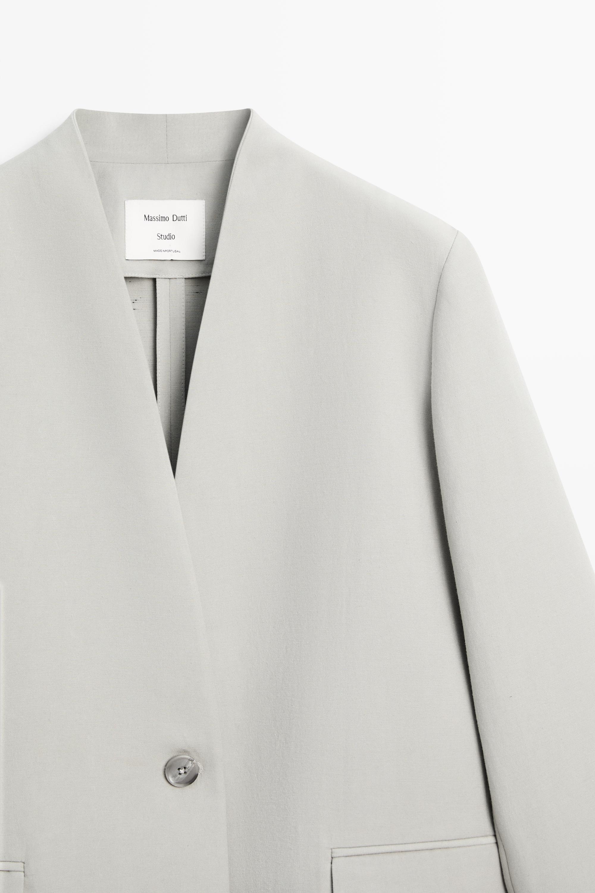 Suit blazer with button detail - STUDIO