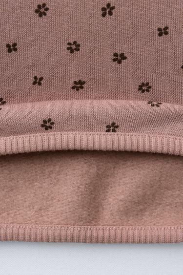 PRINTED SWEATSHIRT - Pastel pink by Zara - Image 3