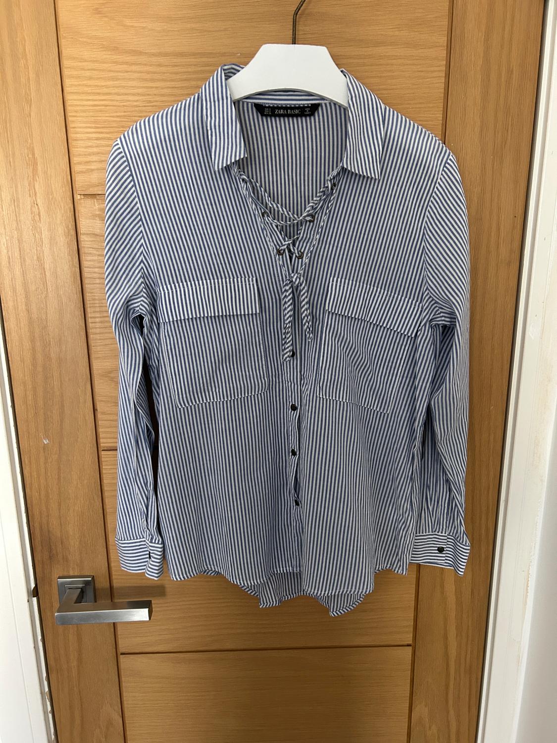 STRIPED SHIRT WITH BOW
