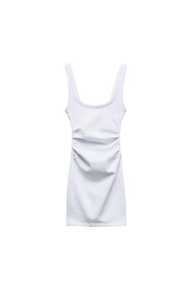 FITTED GATHERED DRESS