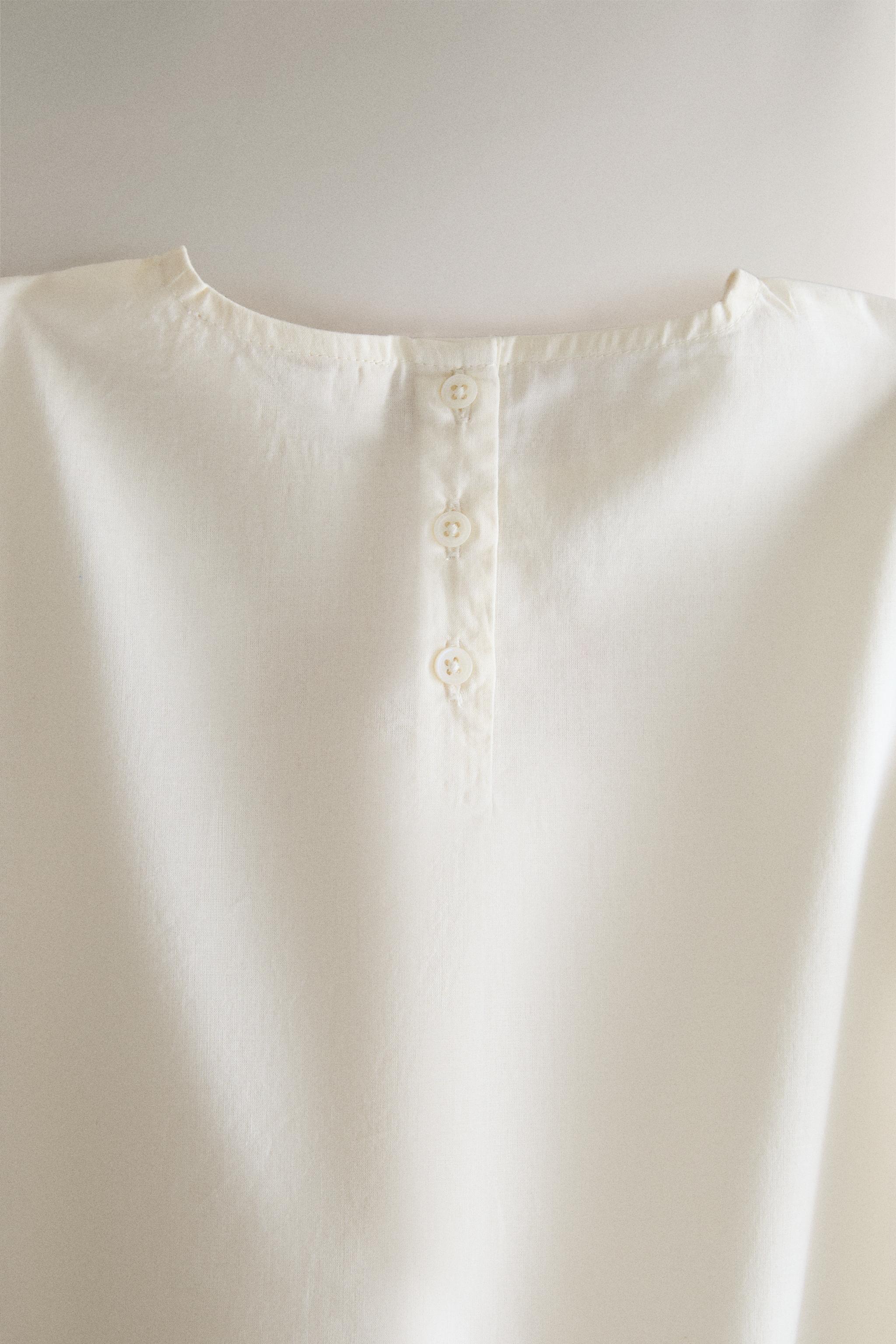 Детские платья Zara KIDS' SMOCKED DRESS — фото 4