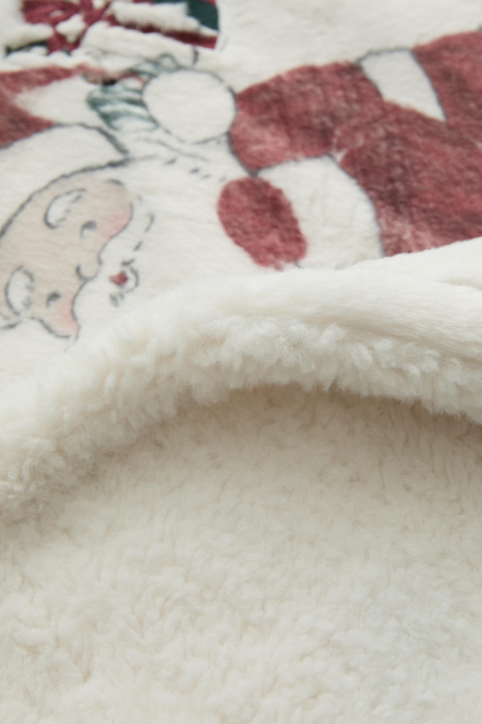 KIDS' CHRISTMAS SHERPA BLANKET