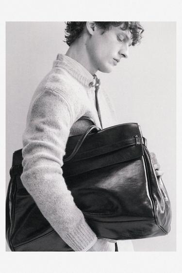 WOOL BLEND BOTONATO CARDIGAN - Zara-ს Beige / Tan