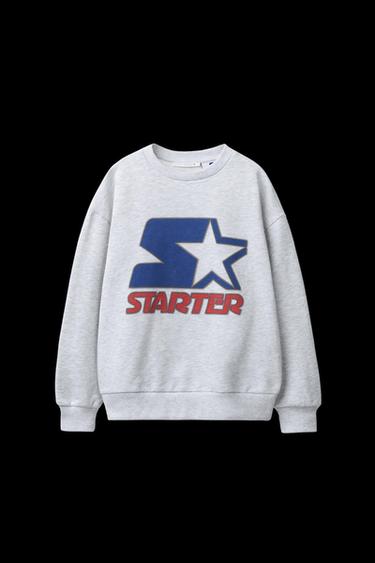 STARTER ® PRINTED SWEATSHIRT - Grey marl by Zara - Image 0