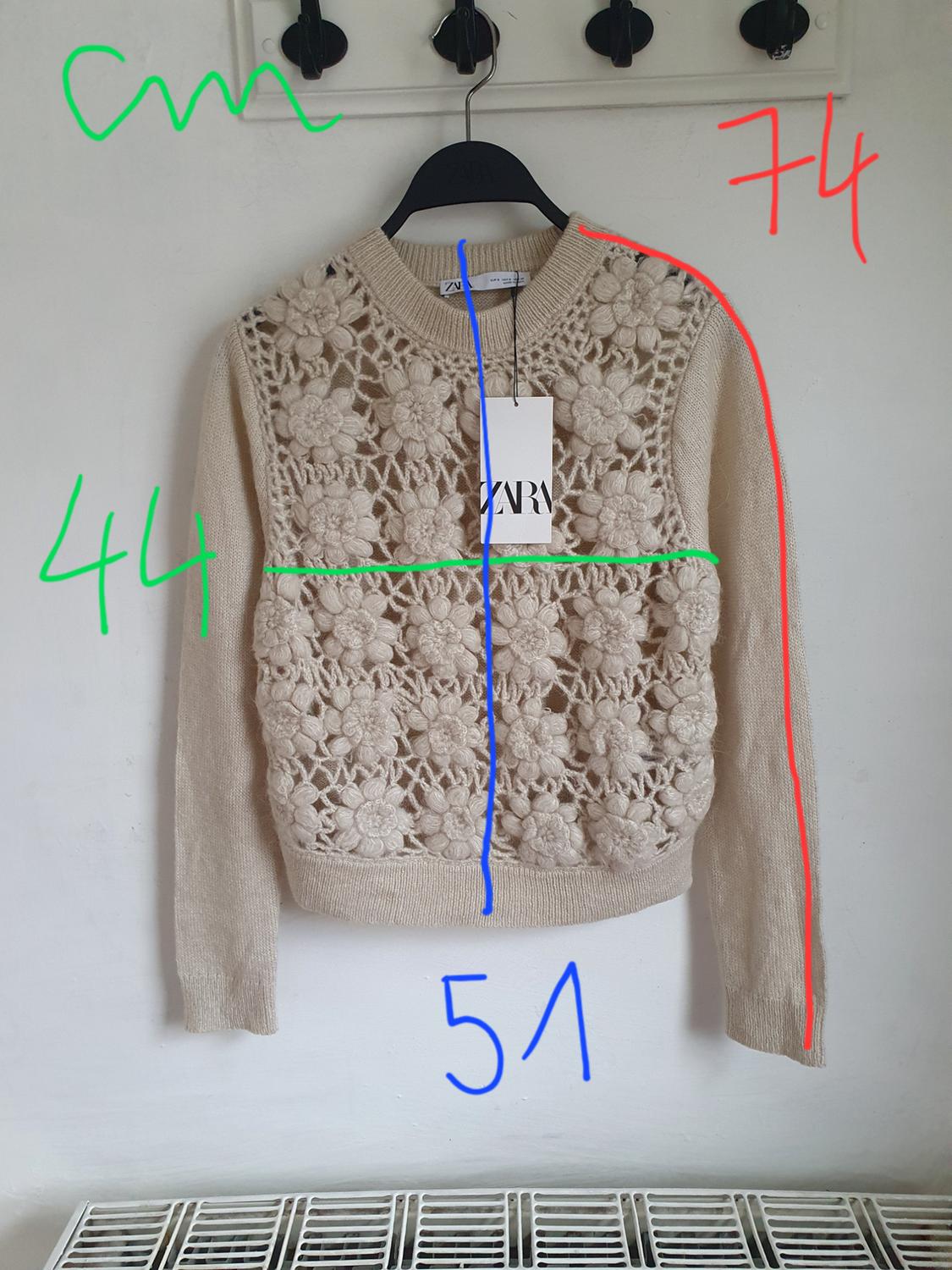 COMBINED CROCHET KNIT SWEATER - Image 3
