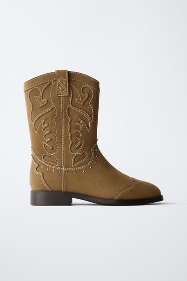 BOTA COW BOY - Marrón de Zara