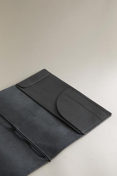 LEATHER BOOK COVER - Black by Zara - Image 4