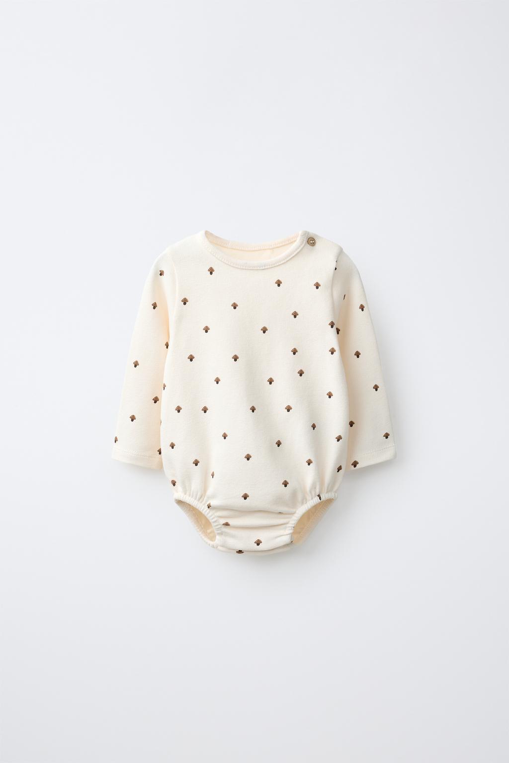 MUSHROOM PRINT BODYSUIT