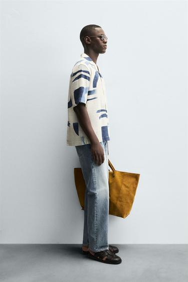ABSTRACT PRINT SHIRT - Blue by Zara - Image 3