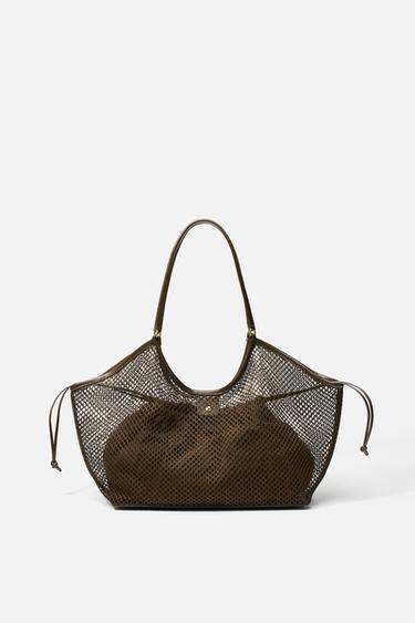 SOVAN KABELKA SHOPPER - Zelen od Zara