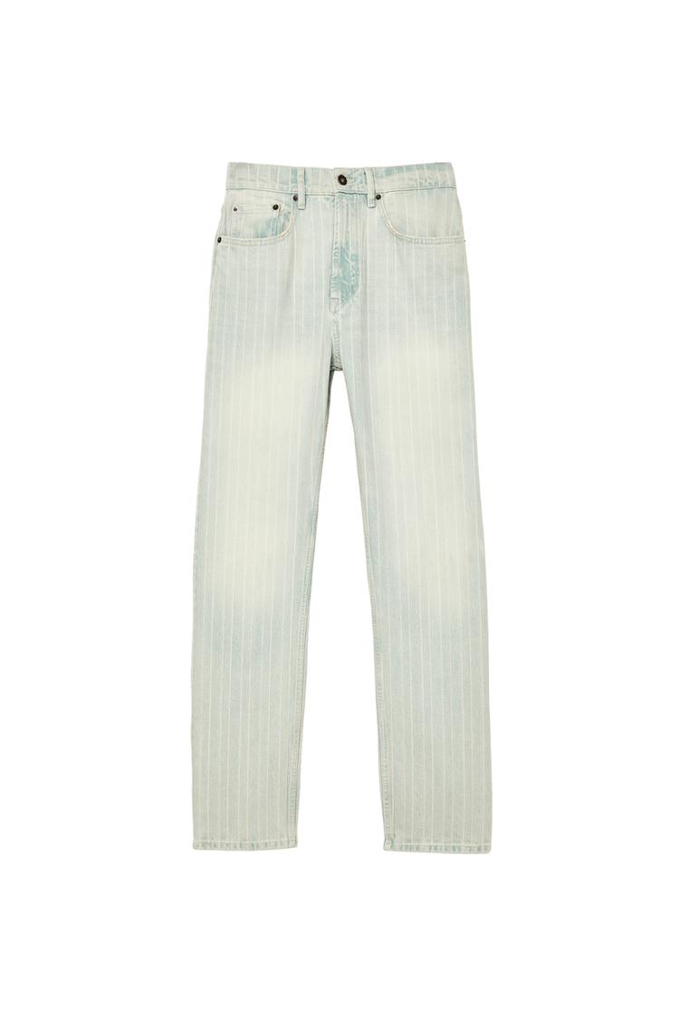 Jeans de pierna recta con espiga