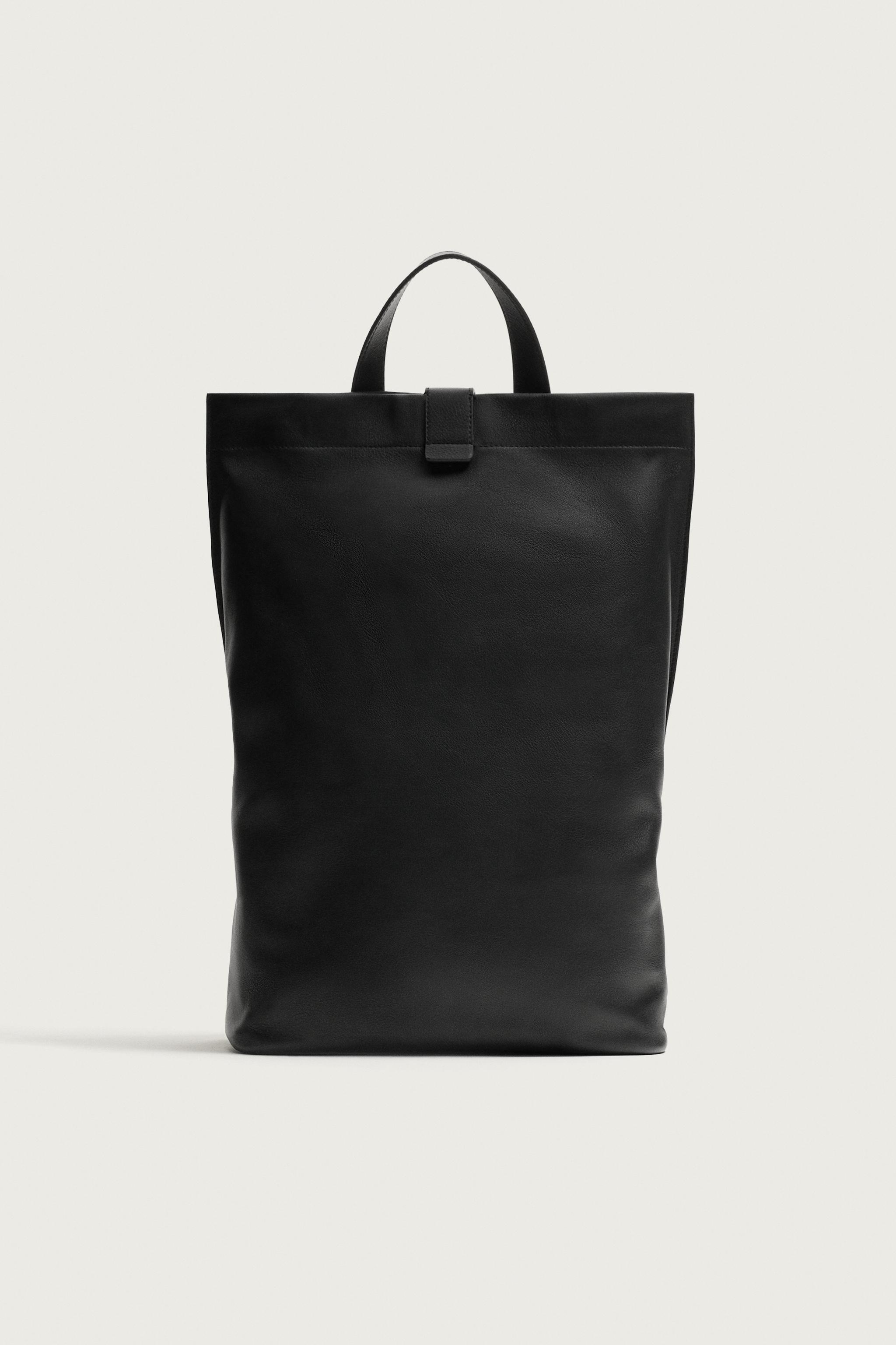 ブラック レザー バックパック レザーバックパック - ブラック | ZARA Japan / 日本