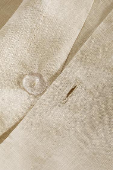 DRAP-HOUSSE LIN LAVÉ | 30 CM DE HAUT (140 GXM²) - Gaufrette de Zara - Image 4