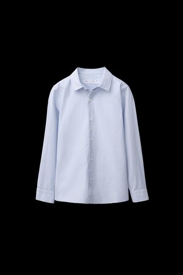 Zara PLAIN DRESS SHIRT - Sky blue - Image 0