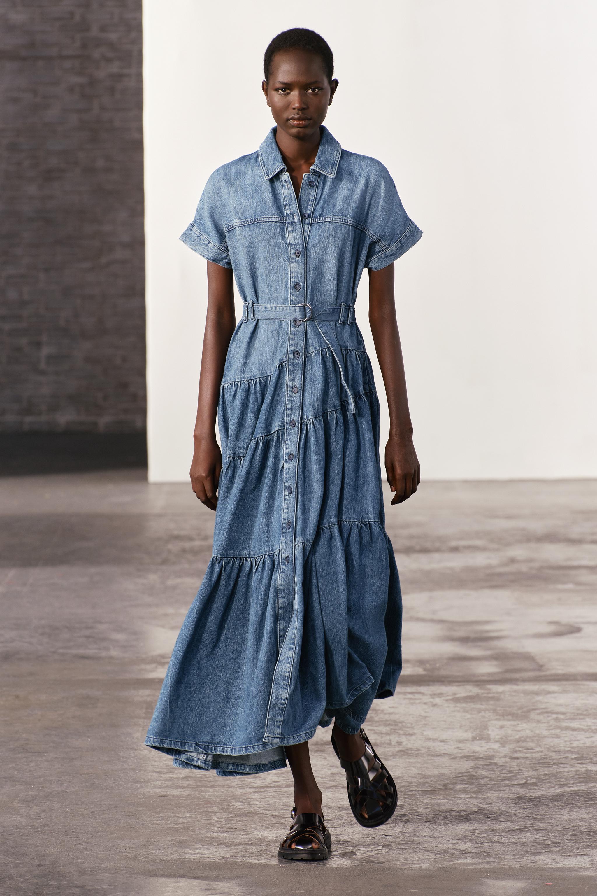 Korean Summer Womens Blue Jeans Denim Dress For Women With Side Button And  Suspender Midi Loose Fit, Available In Large Sizes Up To 5XL From  Sunshineavenue36518, $23.53