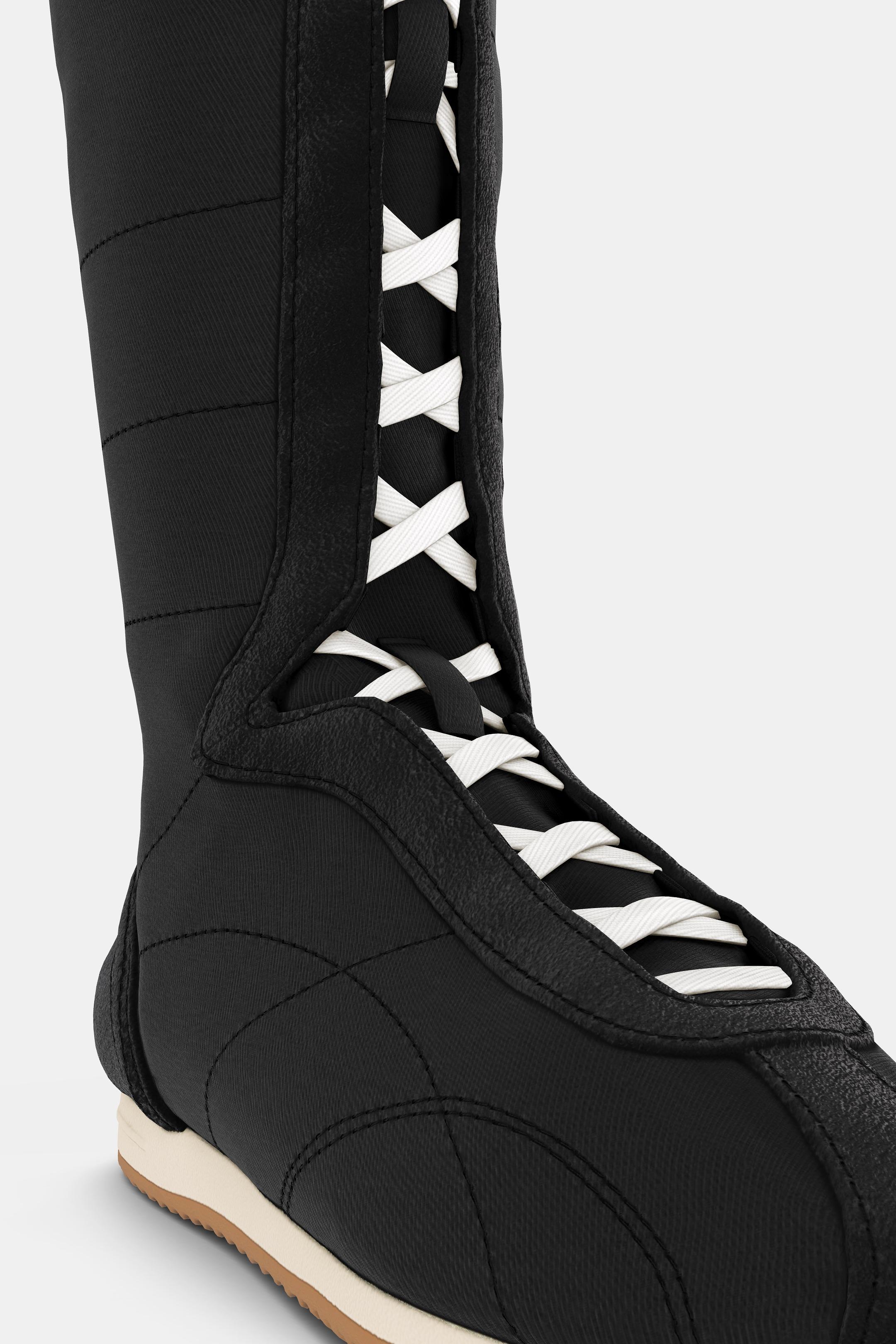 FABRIC HIGH-TOP SNEAKERS - Black | ZARA United States display picture 2