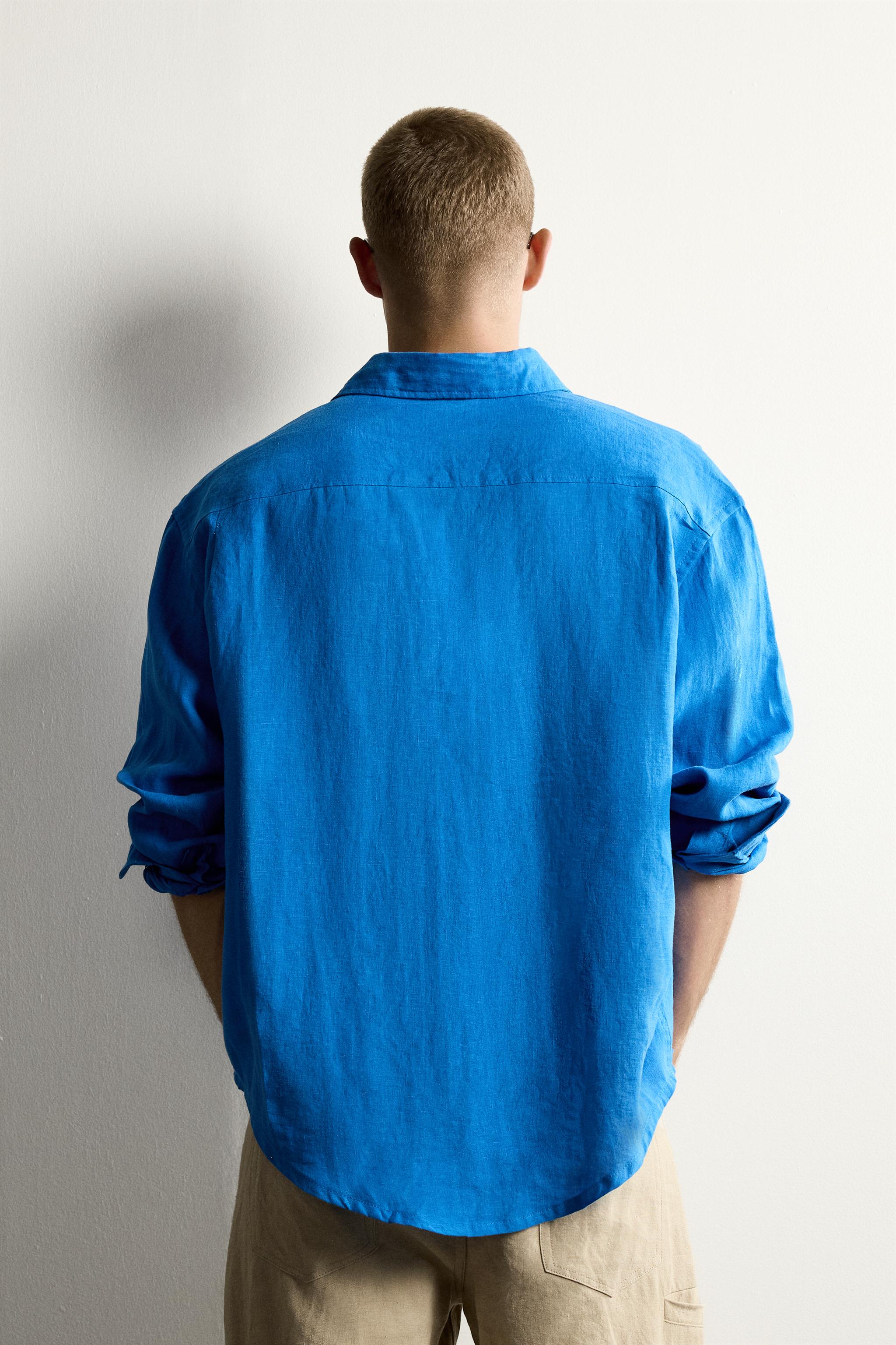 100% LINEN RELAXED FIT SHIRT