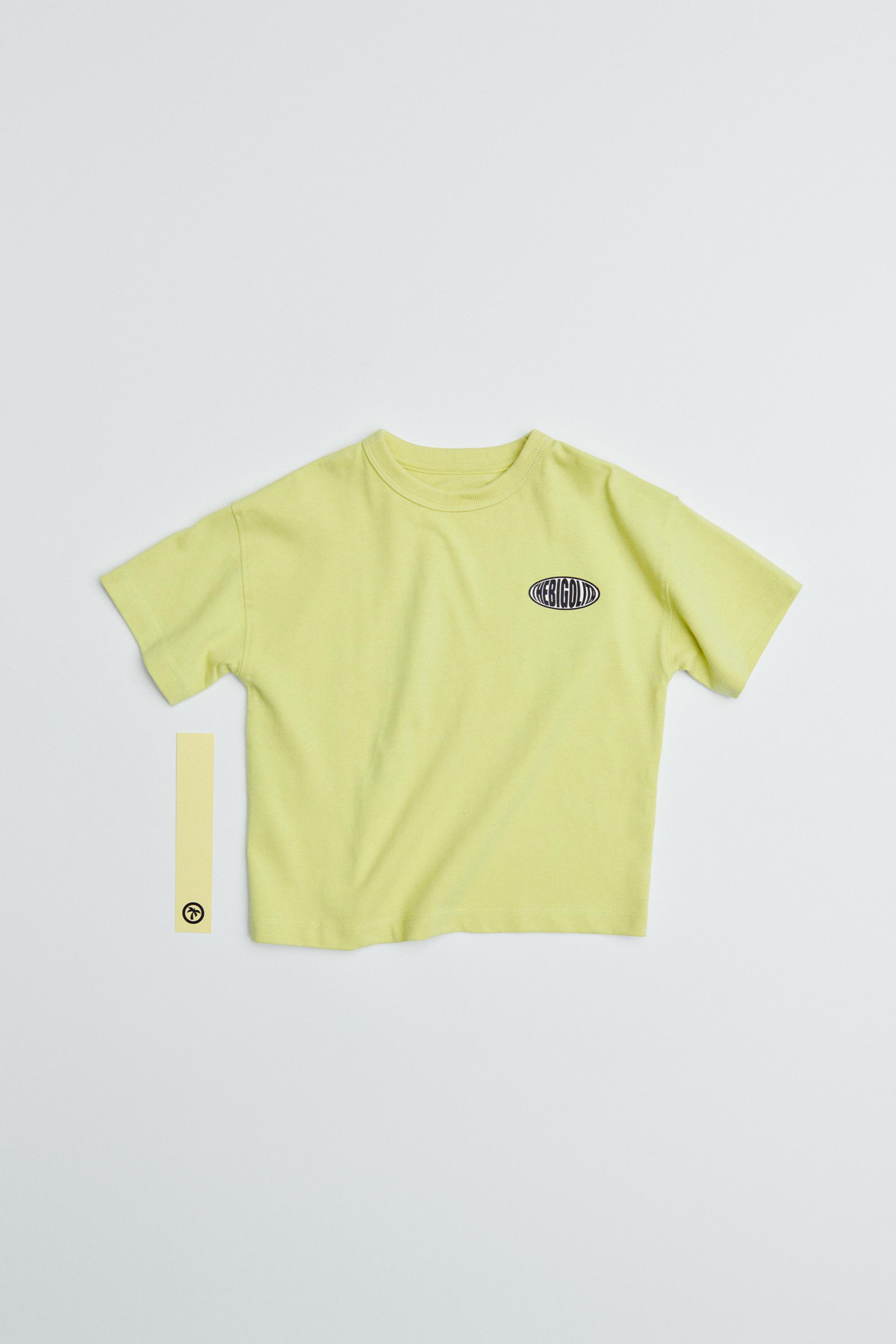LOGO PRINT T-SHIRT - Light blue | ZARA United States