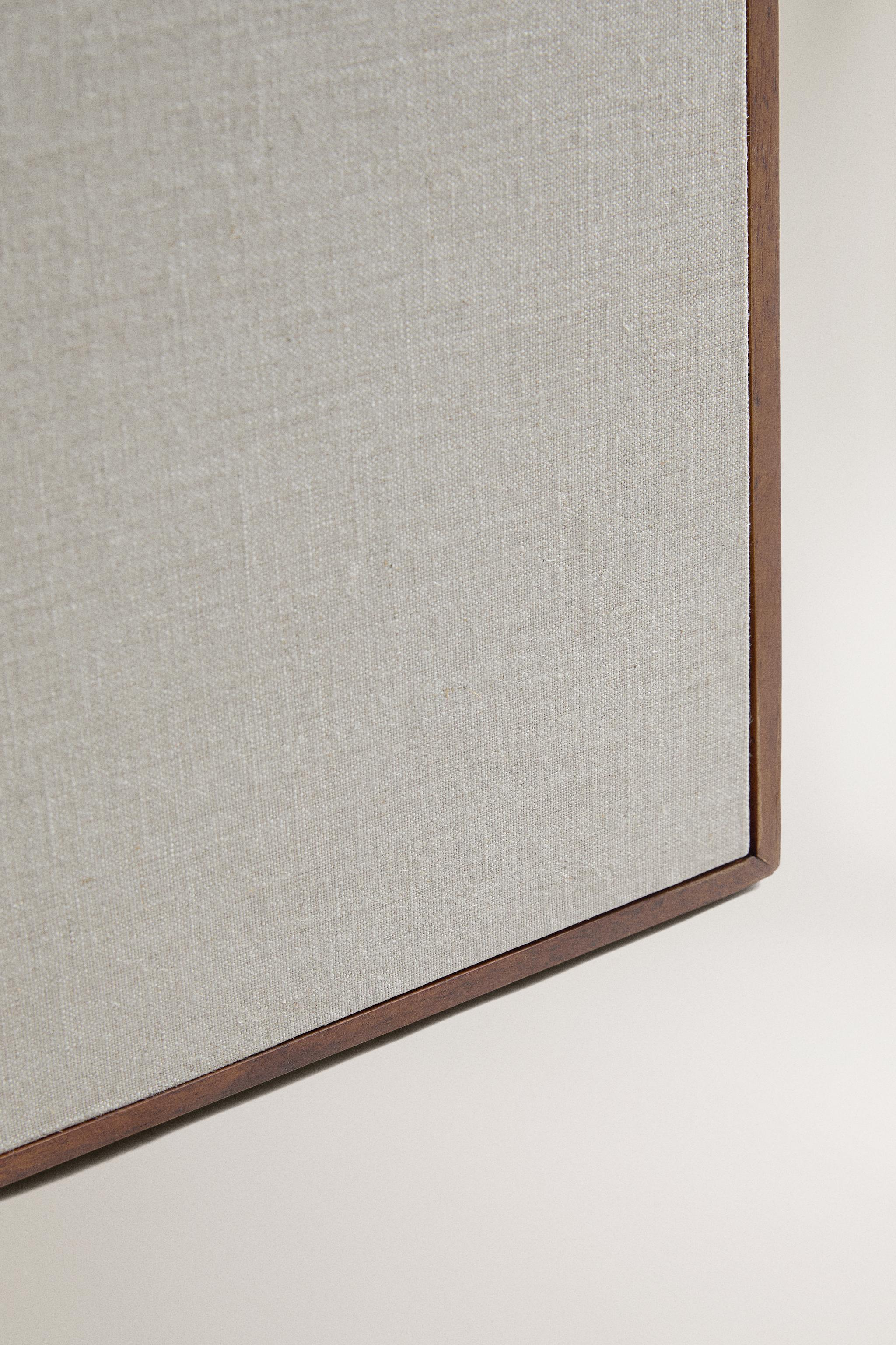 MAGNETIC LINEN PANEL — Light beige